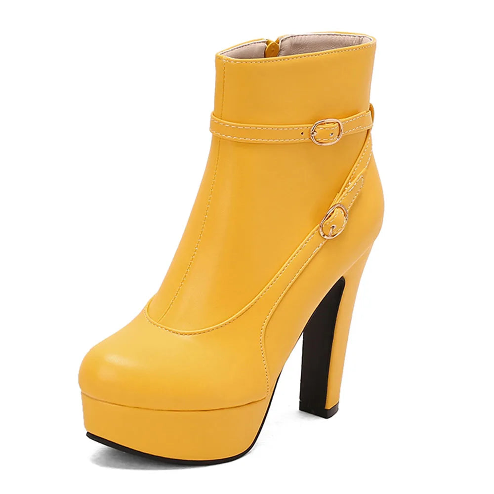 Women's Ankle Boots Platform Shoes