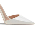 Pointed toe ankle strap heel