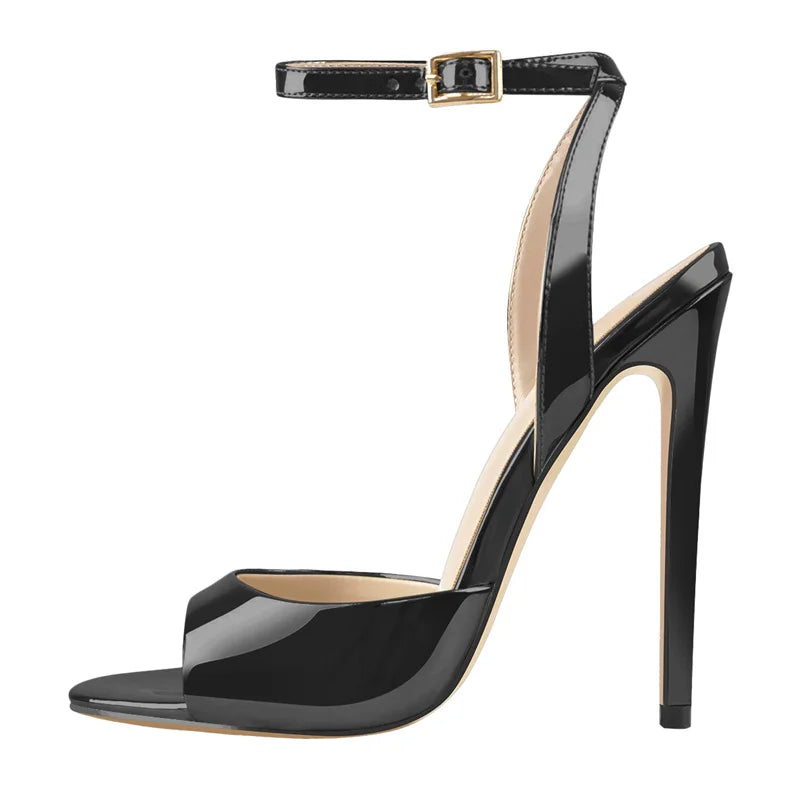 Harper ankle strap heel