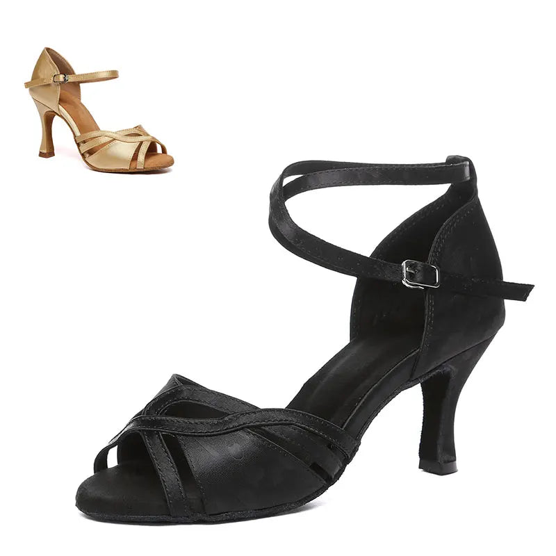 Vintage ankle strap heel