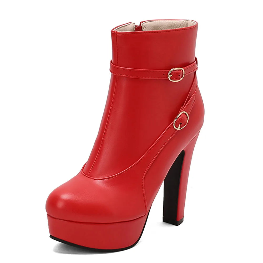 Women's Ankle Boots Platform Shoes