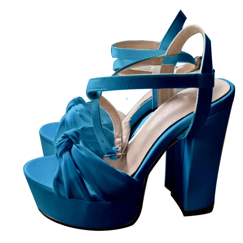 Ankle strap bridal shoes