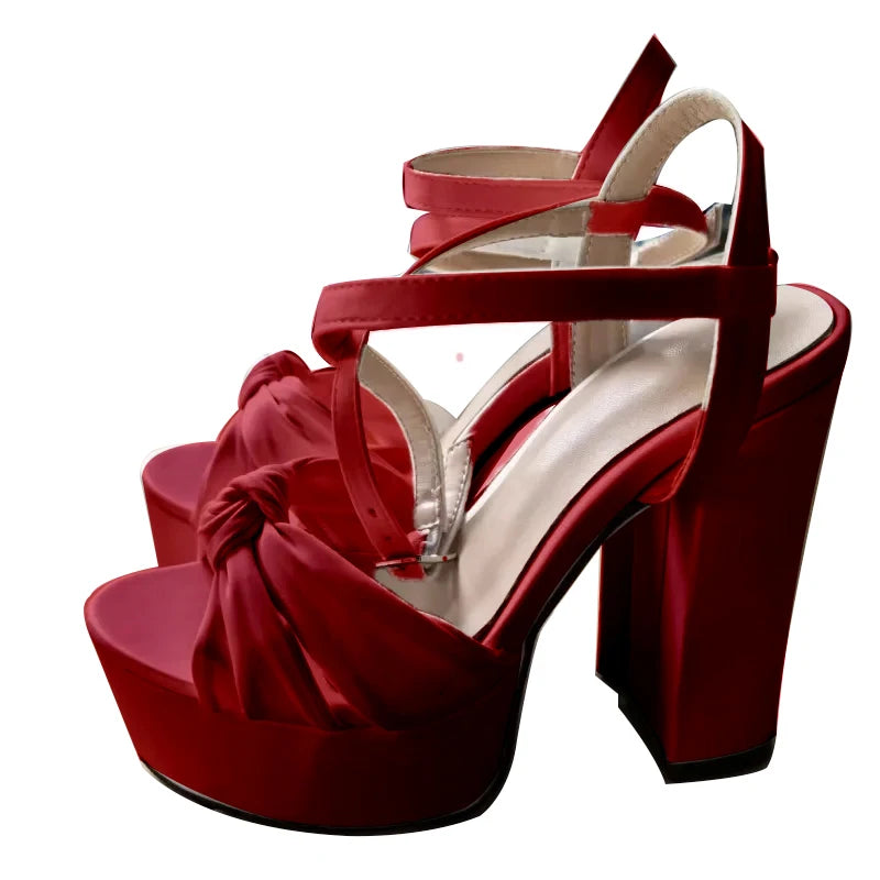 Ankle strap bridal shoes