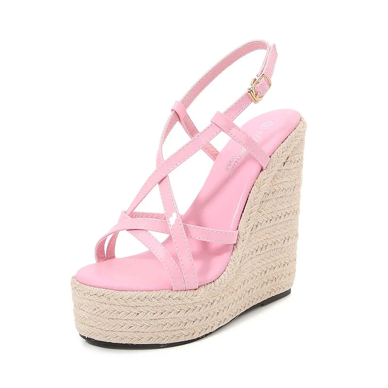 Ankle strap espadrille shoes