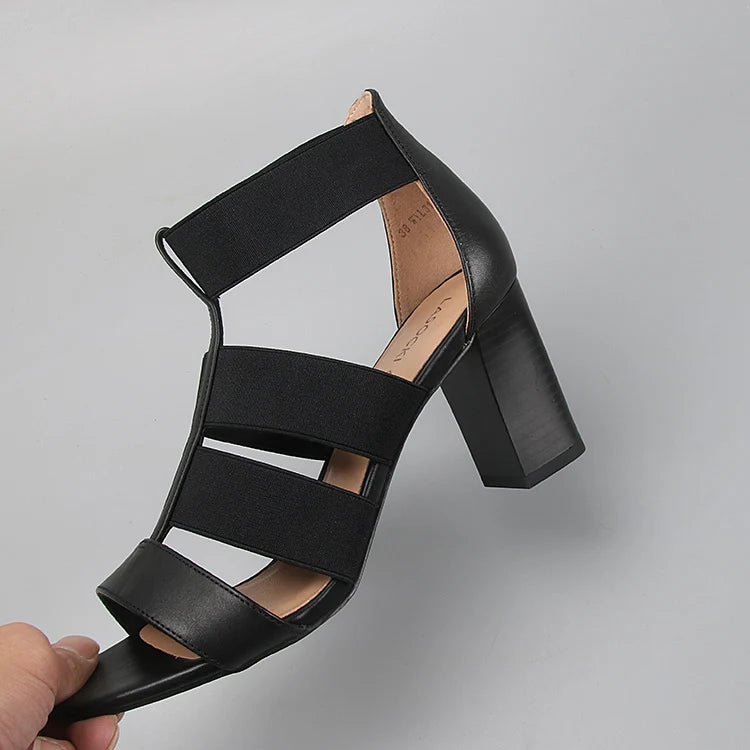 low block heel ankle strap sandals