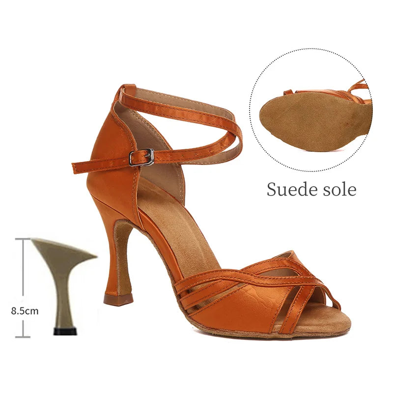 Vintage ankle strap heel