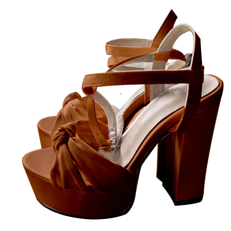 Ankle strap bridal shoes