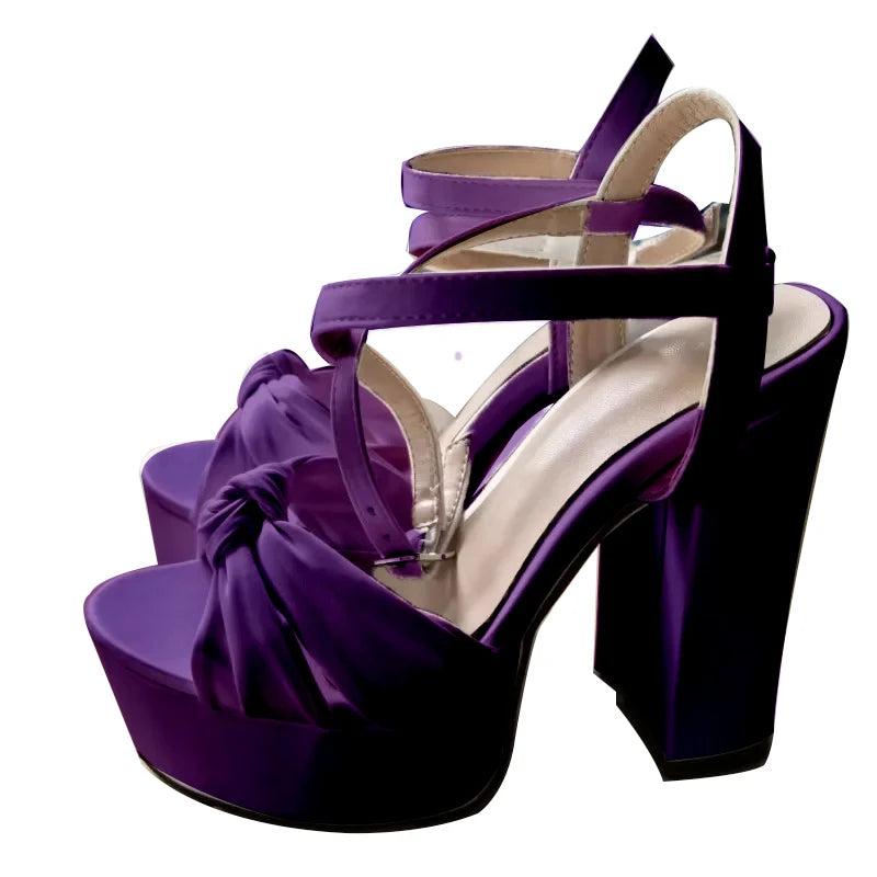 Ankle strap bridal shoes