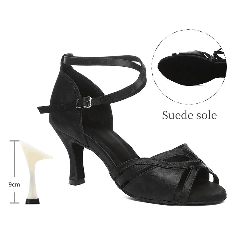 Vintage ankle strap heel