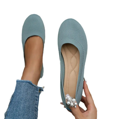 Flat ballerina shoes with ankle strap Dika Studio