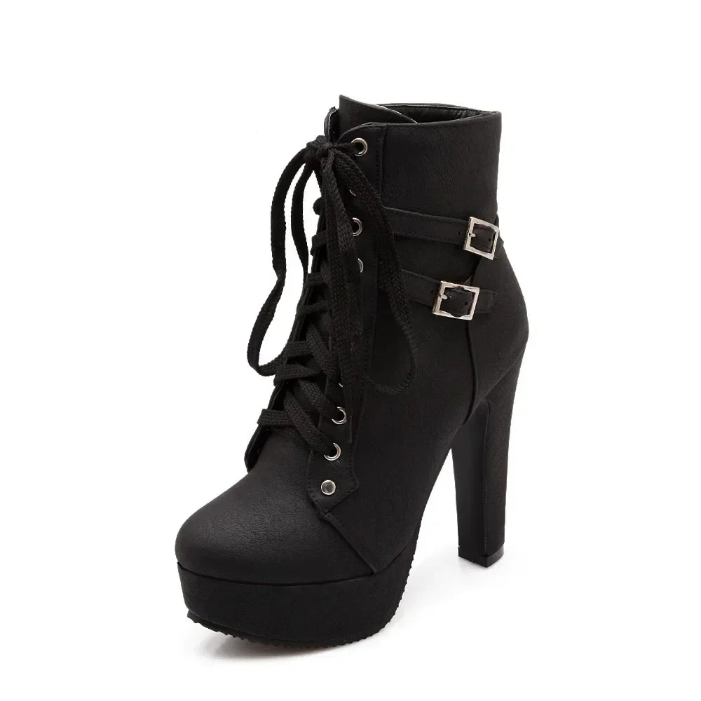 Women's  Boots Lace Up