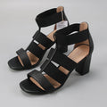 low block heel ankle strap sandals