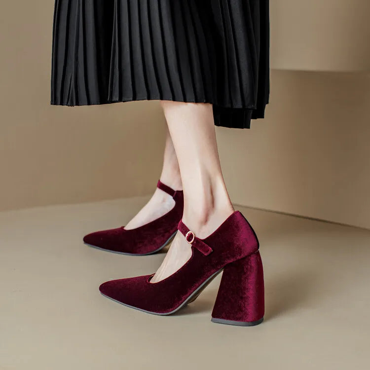 Emerald green ankle strap