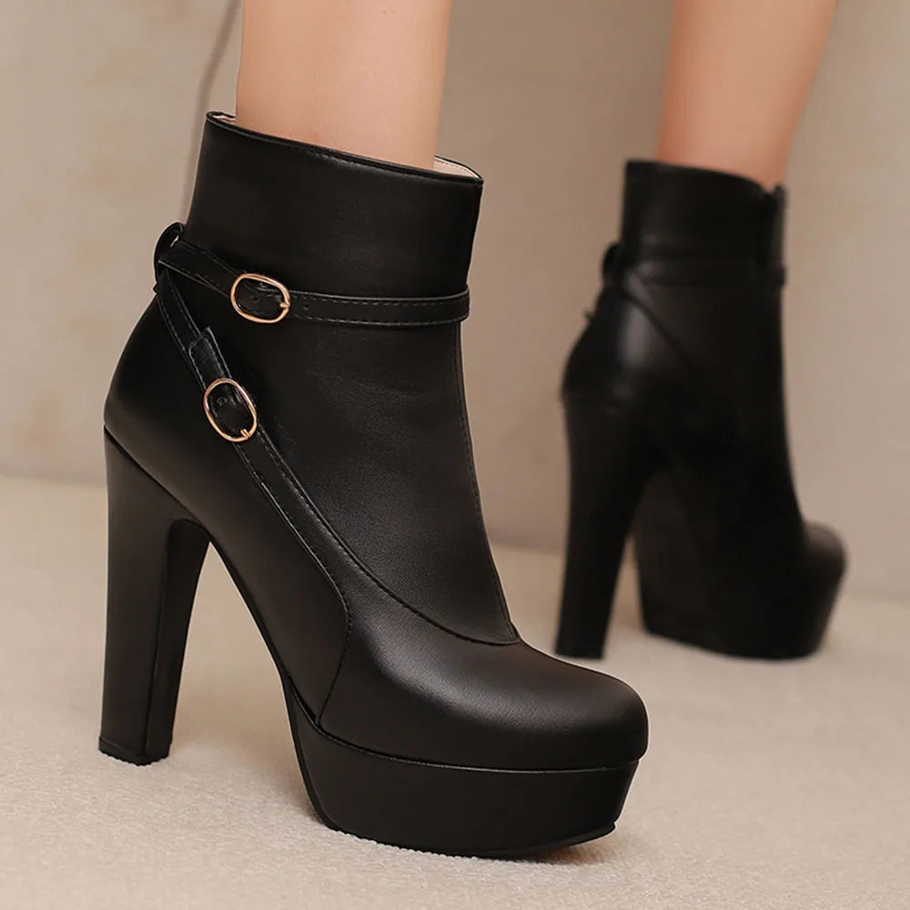 Women's Ankle Boots Platform Shoes