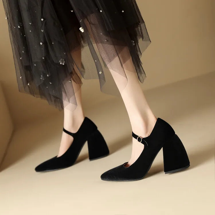 Emerald green ankle strap